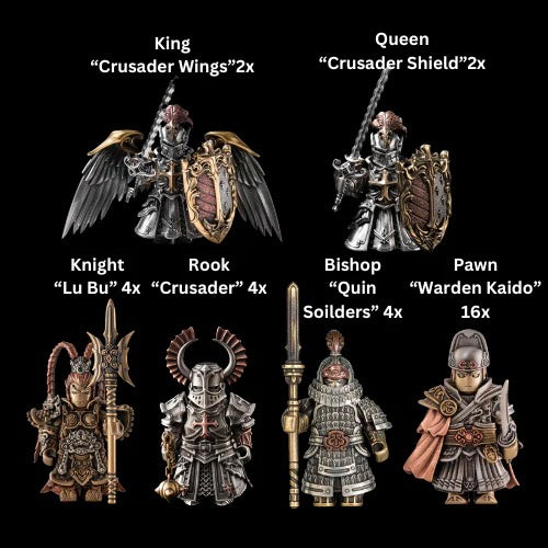 Arcane Builders "Battle of Army's Chess Set