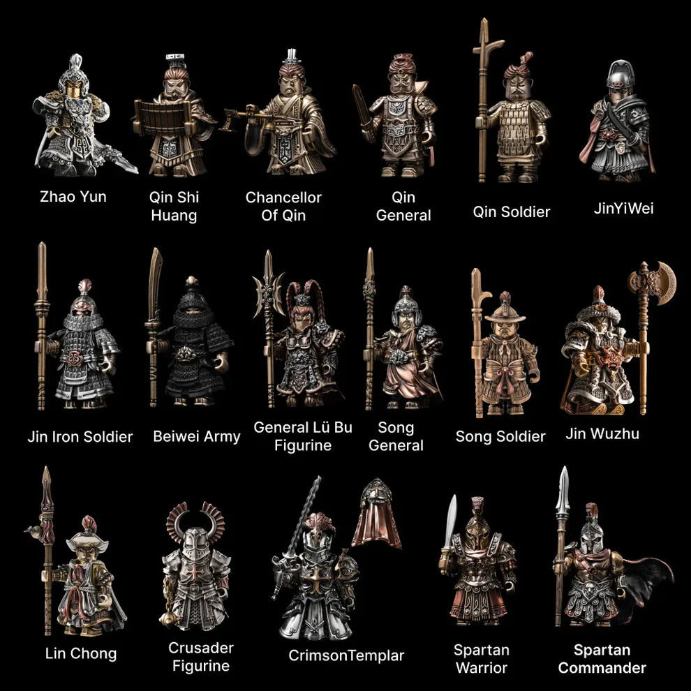 Magnetic Army Full Set (Weapons Included)